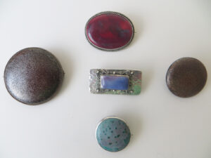 Variety of desirable glazes, aventurine, high-fired and kingfisher.