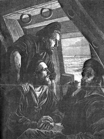 Nearing Home, etching from The Graphic