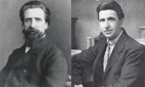 E. R. Taylor, Headmaster of The Birmingham School of Arts and William Howson Taylor, the potter.